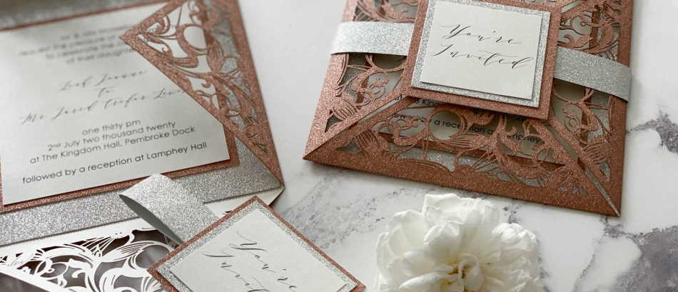 DIY wedding invites