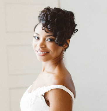 Trendy Wedding Hairstyles For Short Black Hair · Lilylou & You